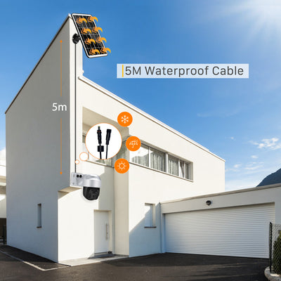 Solar Powered Wireless Surveillance Camera