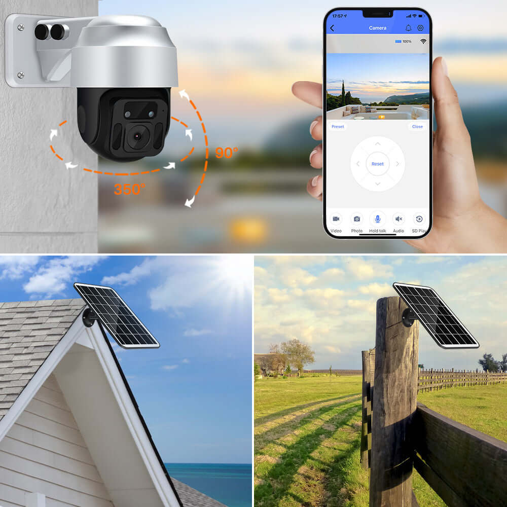 Solar Powered Wireless Surveillance Camera