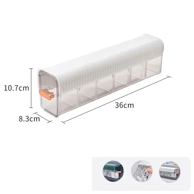 Wall-Mounted Data Cable Storage Box for Chargers