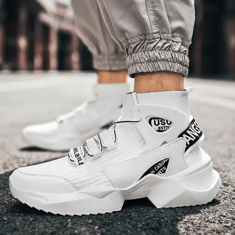 premium high-top sock sneakers
