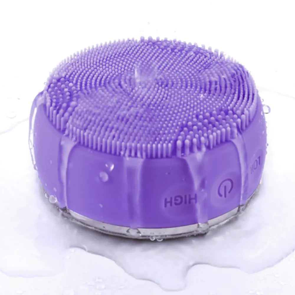 Electric Silicone Pore Cleaner and Heating Facial Wash
