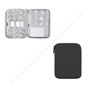 Solid Color Polyester Storage Bag for Cables & Earphones