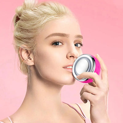 Electric Silicone Pore Cleaner and Heating Facial Wash