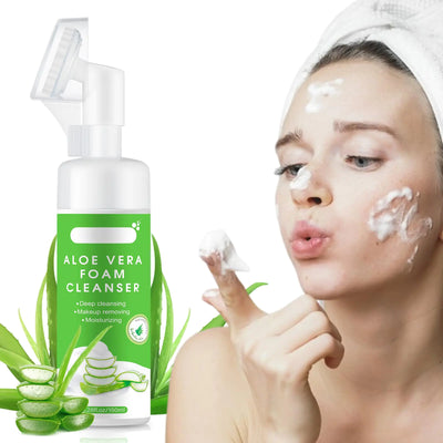 BYOTOUTY Aloe Vera Face Wash with Brush