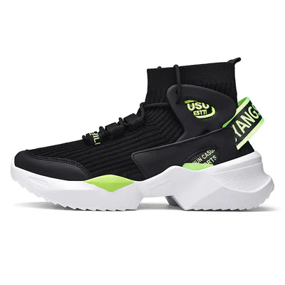 premium high-top sock sneakers
