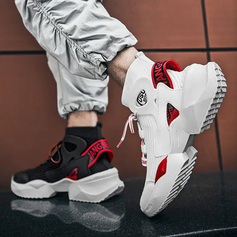 premium high-top sock sneakers