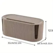 Cable Management Box - Organizer for Desk & TV Cables