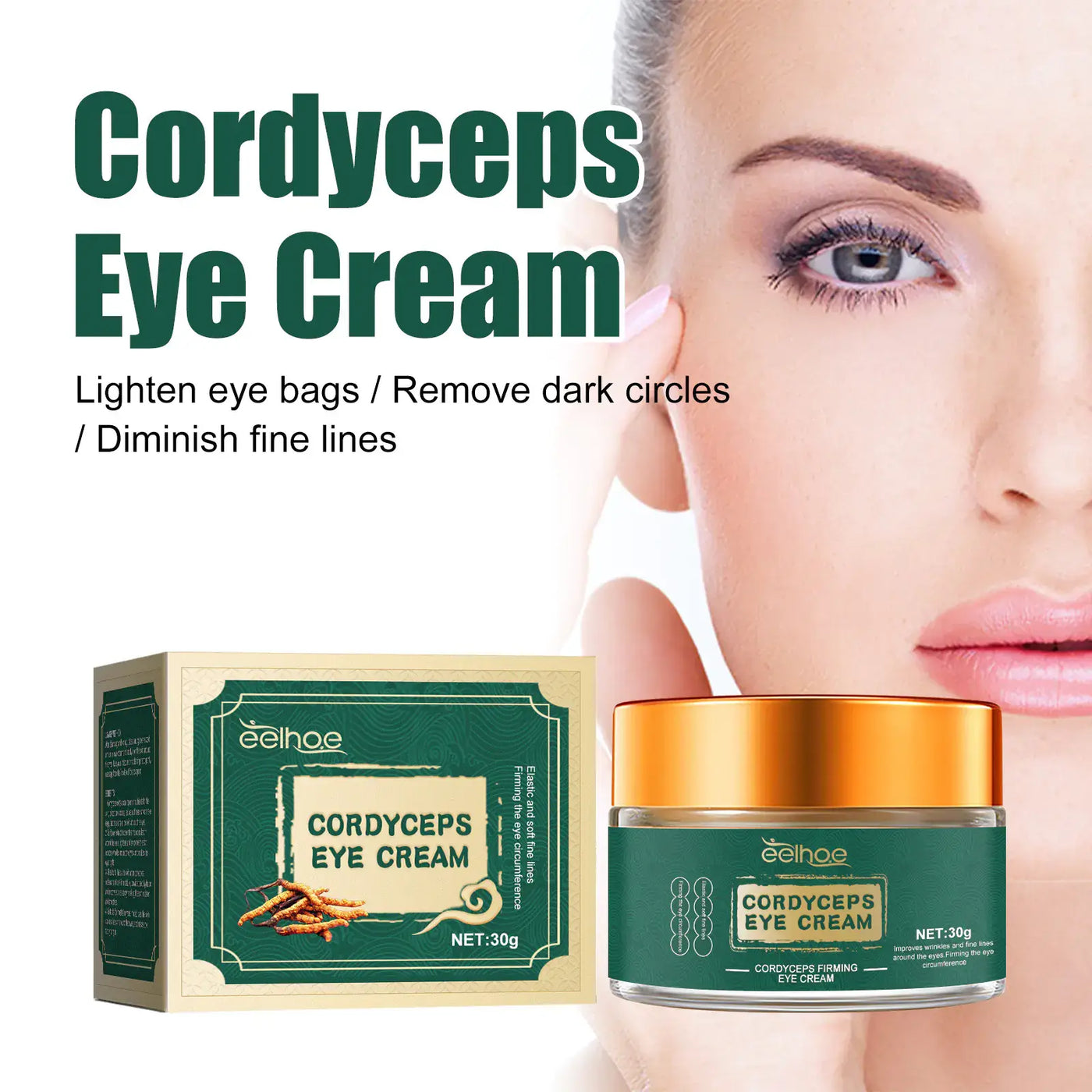 Cordyceps Eye Cream - Revitalize Your Eyes Naturally