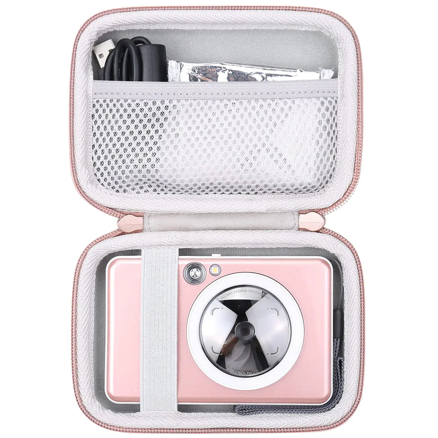 Wireless Bluetooth Photo Printer Rose Gold Case
