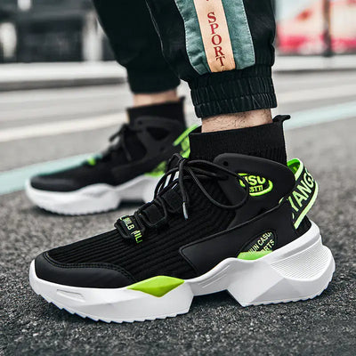premium high-top sock sneakers