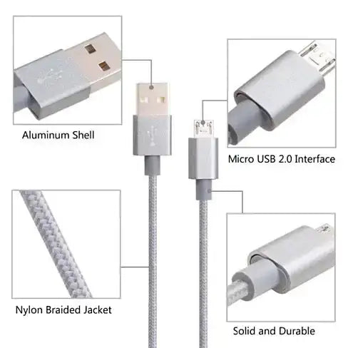 Charging Cables 3ft-6ft-10ft All 3 Included