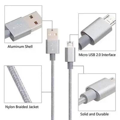 Charging Cables 3ft-6ft-10ft All 3 Included